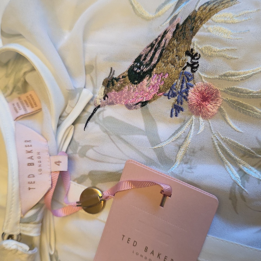 🍒NWT🍒 TED BAKER 2 PC SET HUMMINGBIRD DRESS